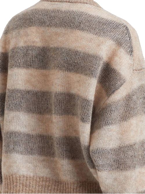 Maglione con motivo a righe Brunello Cucinelli | MPC732200CMC22